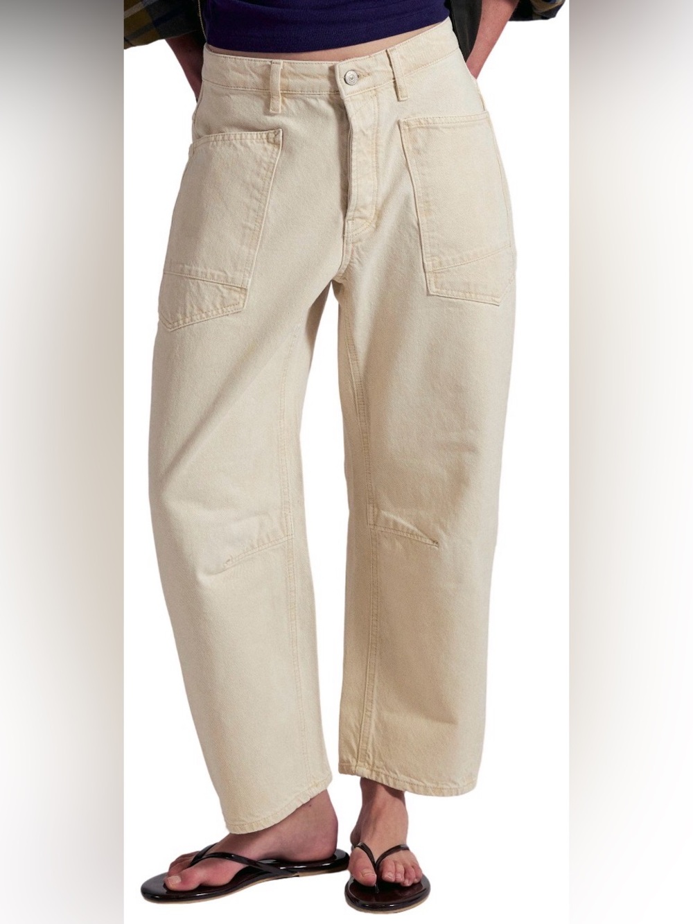 Free People We the Free Minimalist Moxie Barrel Jeans